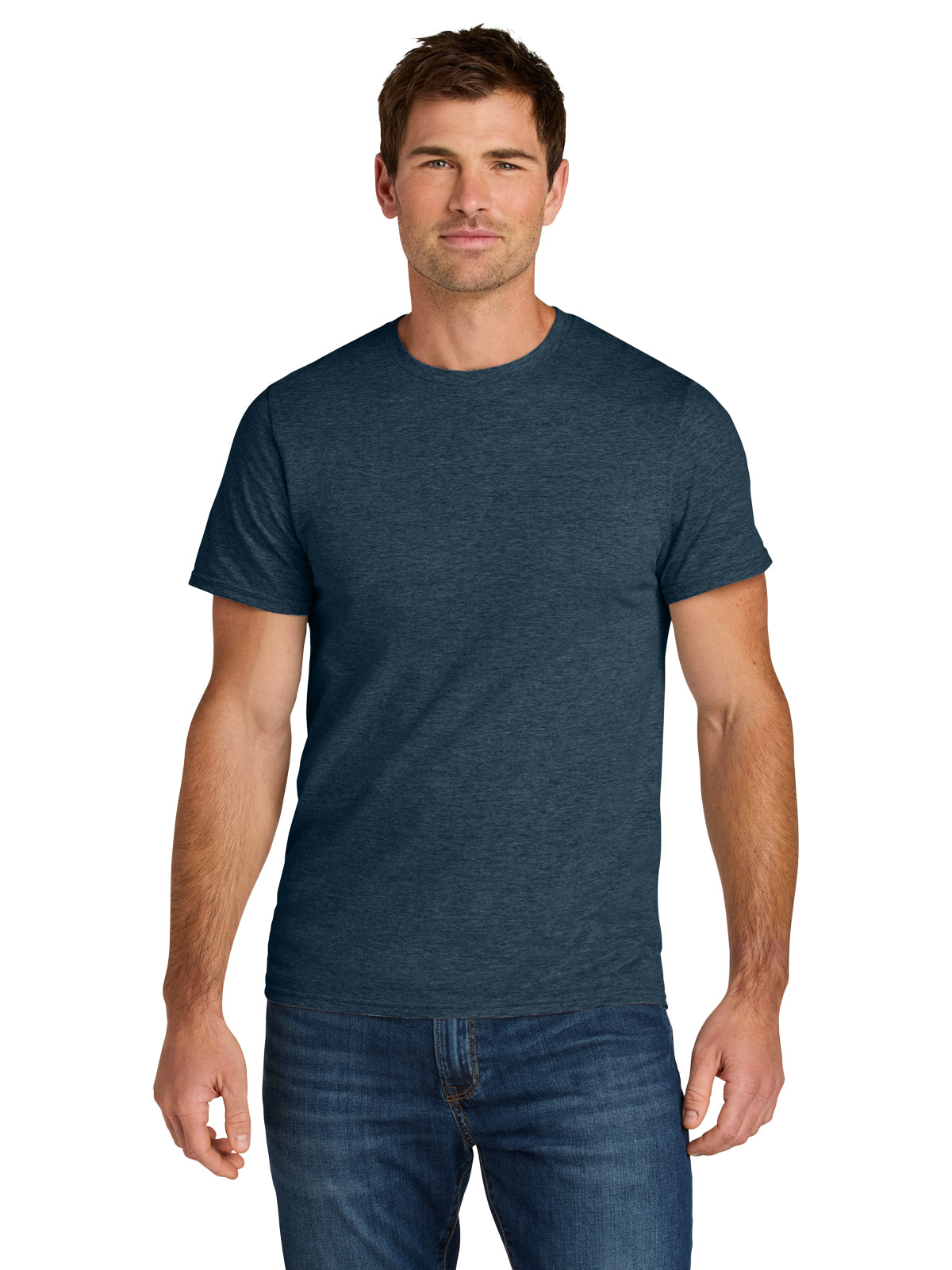 Unisex Ring Spun T-Shirt - IC46M - Indigo Heather