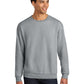 Unisex Pocketless CVC Ring Spun Crewneck Sweatshirt - IC48M - Athletic Heather