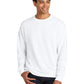 Unisex Pocketless CVC Ring Spun Crewneck Sweatshirt - IC48M - White