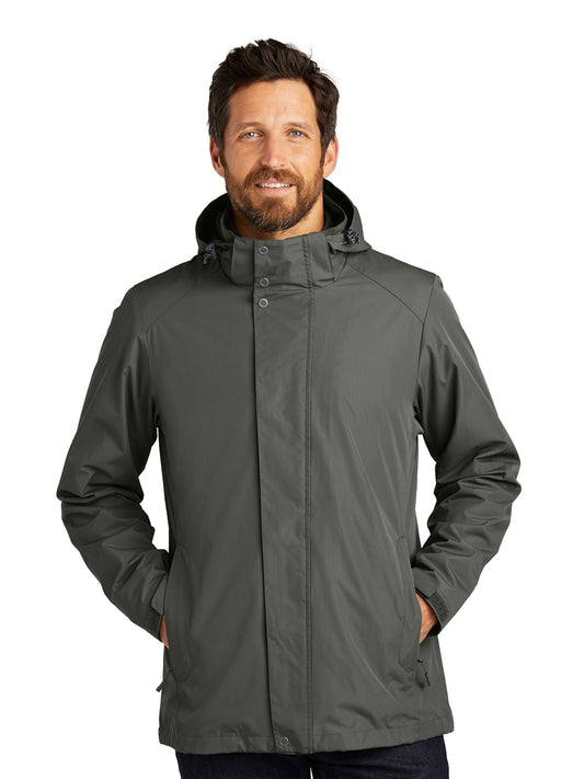 Men's 2-Pocket All-Weather Jacket - J123 - Storm Grey
