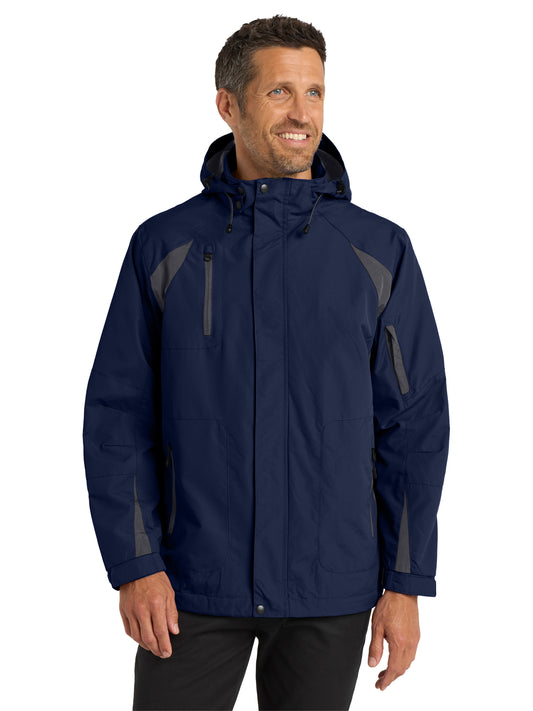Men's All-Season II Waterproof Jacket - J304 - True Navy/Iron Grey
