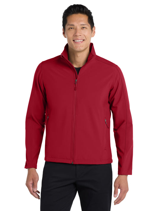 Men's Soft Shell Jacket - J317 - Rich Red