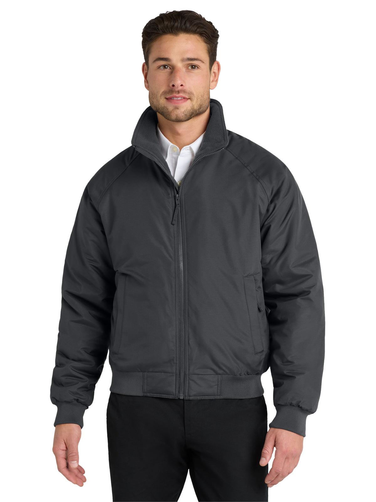 Men's Charger Jacket - J328 - Battleship Grey