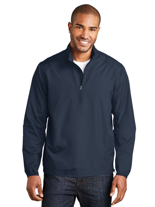 Men's Zephyr 1/2-Zip Pullover Jacket - J343 - Dress Blue Navy