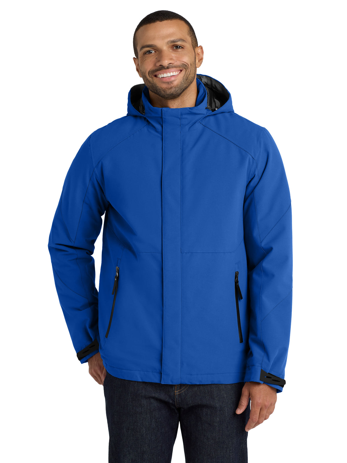 Men's Insulated Waterproof Tech Jacket - J405 - Cobalt Blue