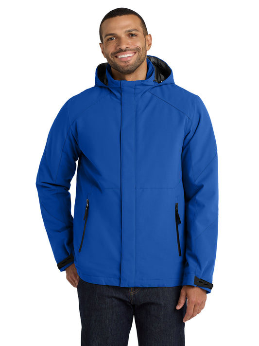 Men's Insulated Waterproof Tech Jacket - J405 - Cobalt Blue