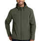 Men's Textured Hooded Soft Shell Jacket - J706 - Mineral Green