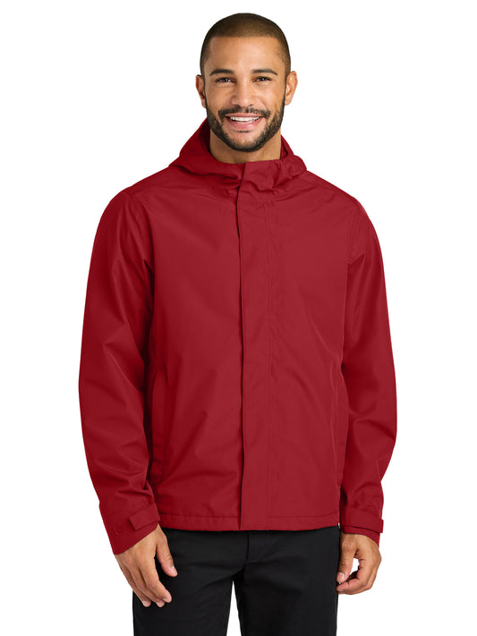 Men's C-FREE Waterproof Rain Jacket - J714 - Rich Red