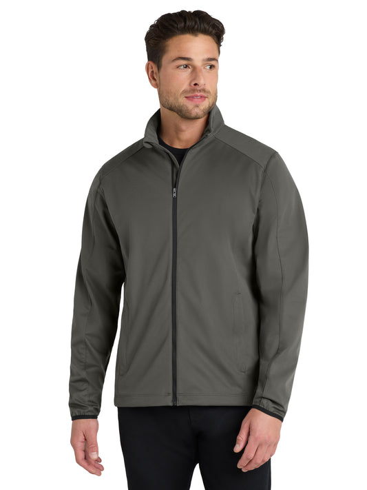 Men's Active Soft Shell Jacket - J717 - Grey Steel