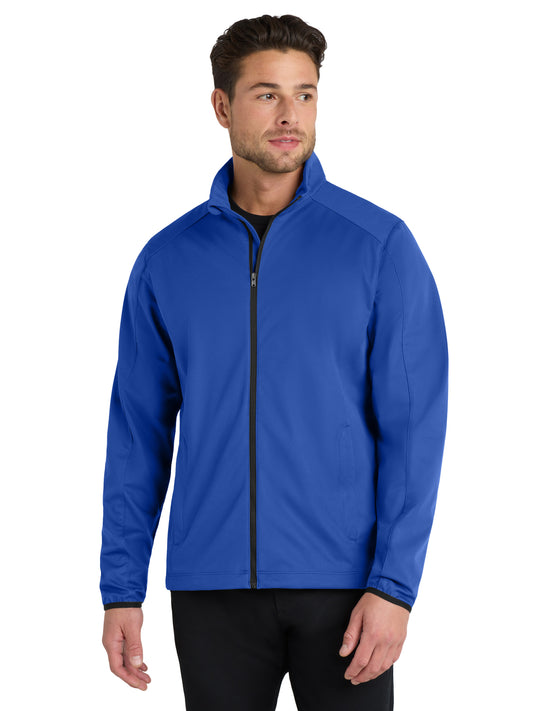 Men's Active Soft Shell Jacket - J717 - True Royal