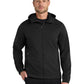 Men's Active Hooded Soft Shell Jacket - J719 - Deep Black