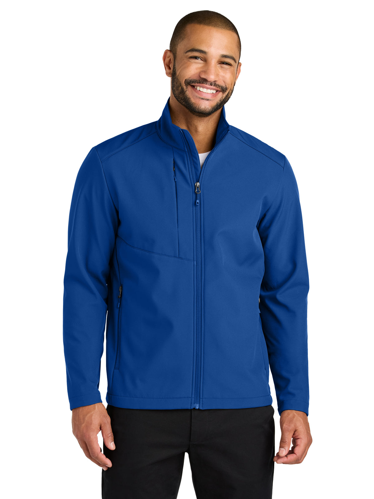 Men's Three-Pocket C-FREE Core Soft Shell Jacket - J720 - True Royal