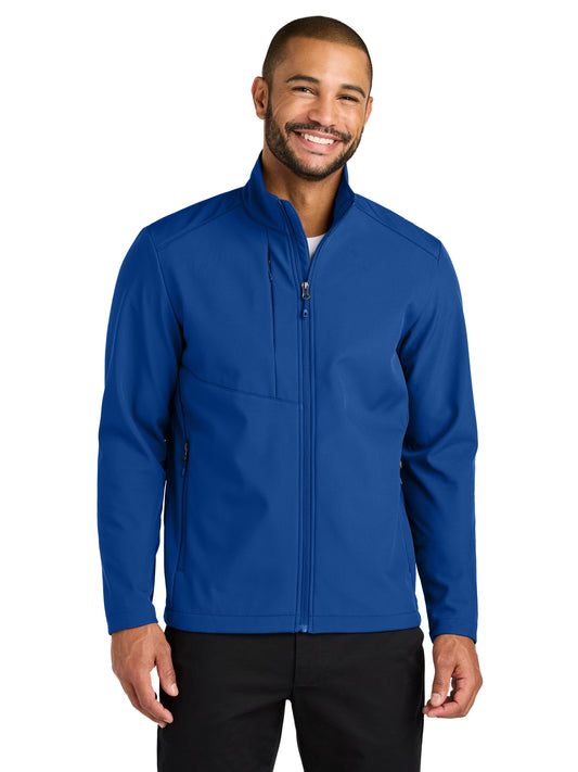 Men's Three-Pocket C-FREE Core Soft Shell Jacket - J720 - True Royal