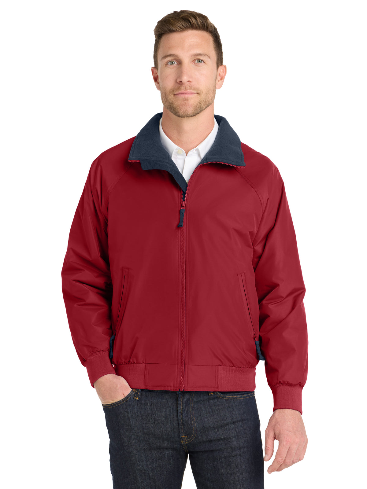 Men's Challenger Jacket - J754 - True Red/True Navy