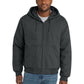 Men's 4-Pocket Duck Cloth Hooded Work Jacket - J763H - Charcoal