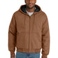 Men's 4-Pocket Duck Cloth Hooded Work Jacket - J763H - Duck Brown