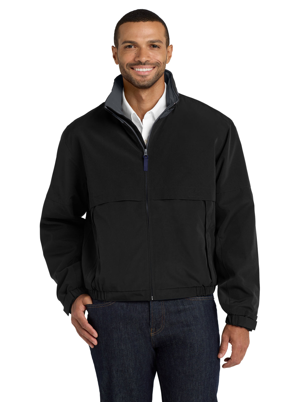 Men's Legacy Jacket - J764 - Black/Steel Grey