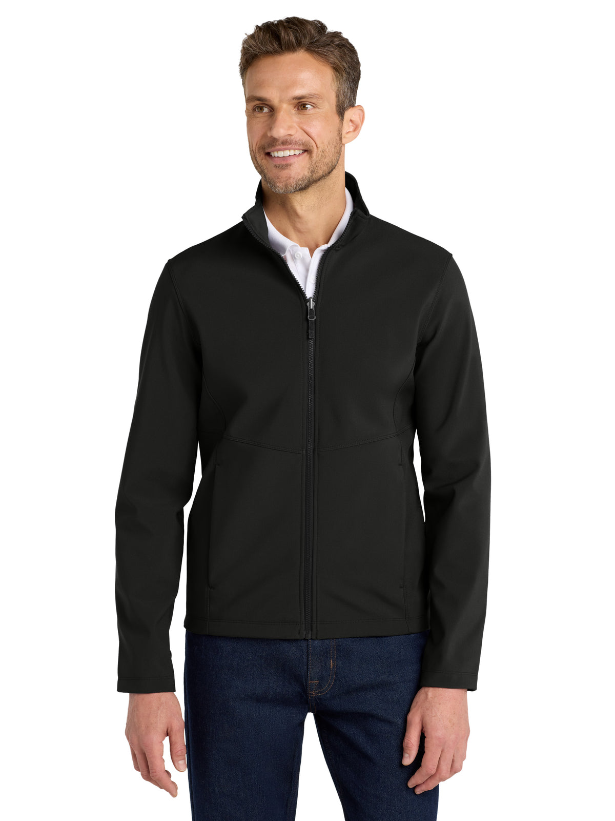 Men's Collective Soft Shell Jacket - J901 - Deep Black