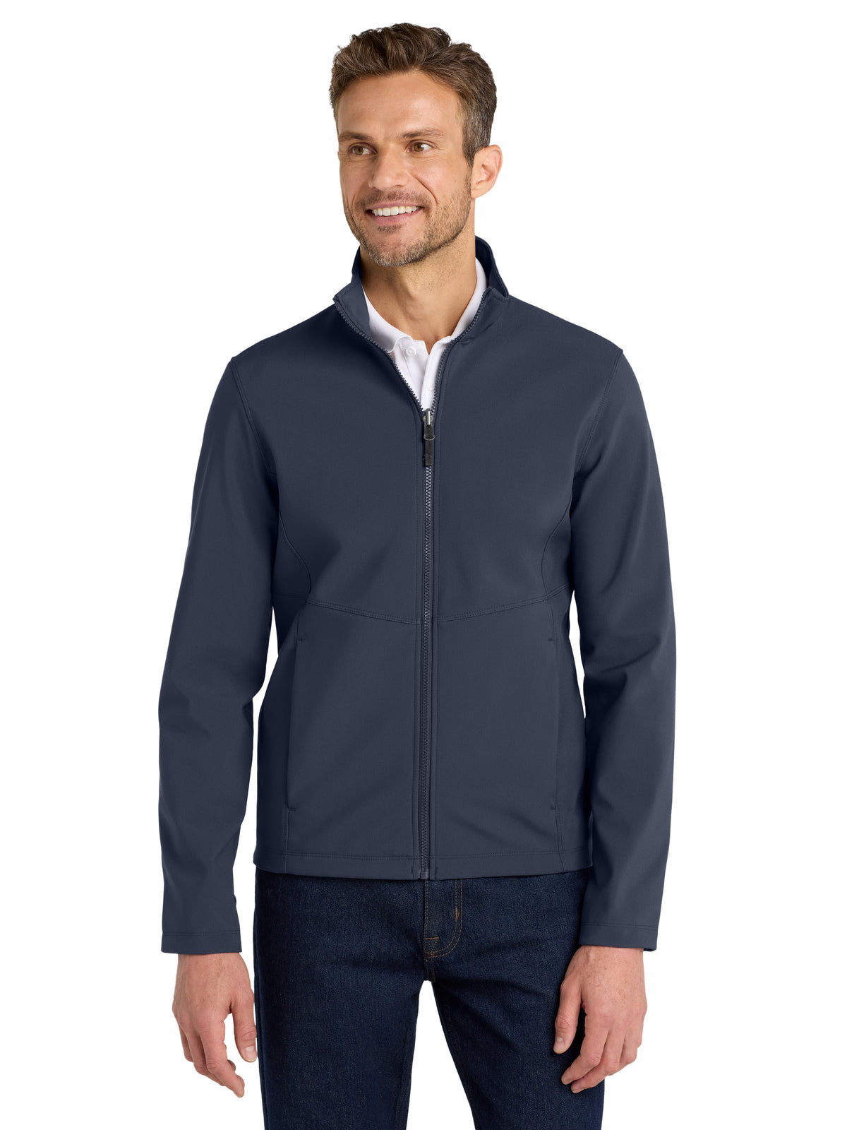 Men's Collective Soft Shell Jacket - J901 - River Blue Navy