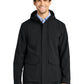 Men's Collective Waterproof Outer Soft Shell Parka Jacket - J919 - Deep Black