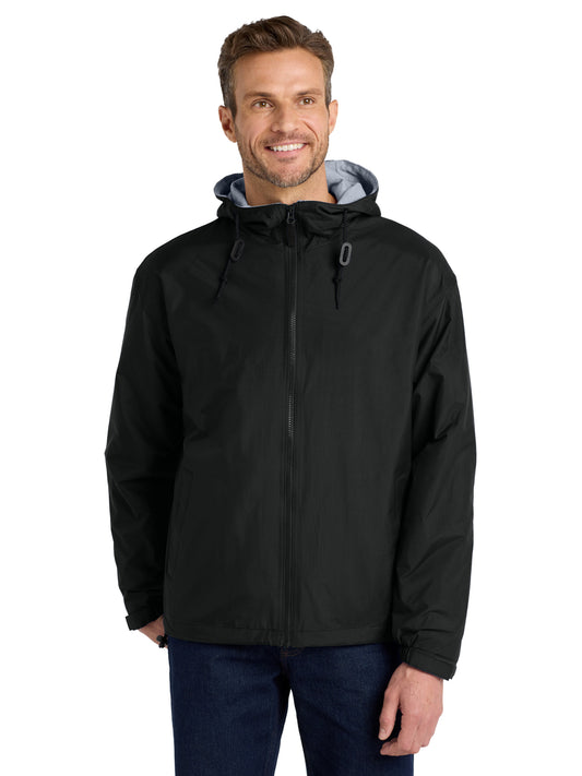 Men's Team Jacket - JP56 - Black/Light Oxford