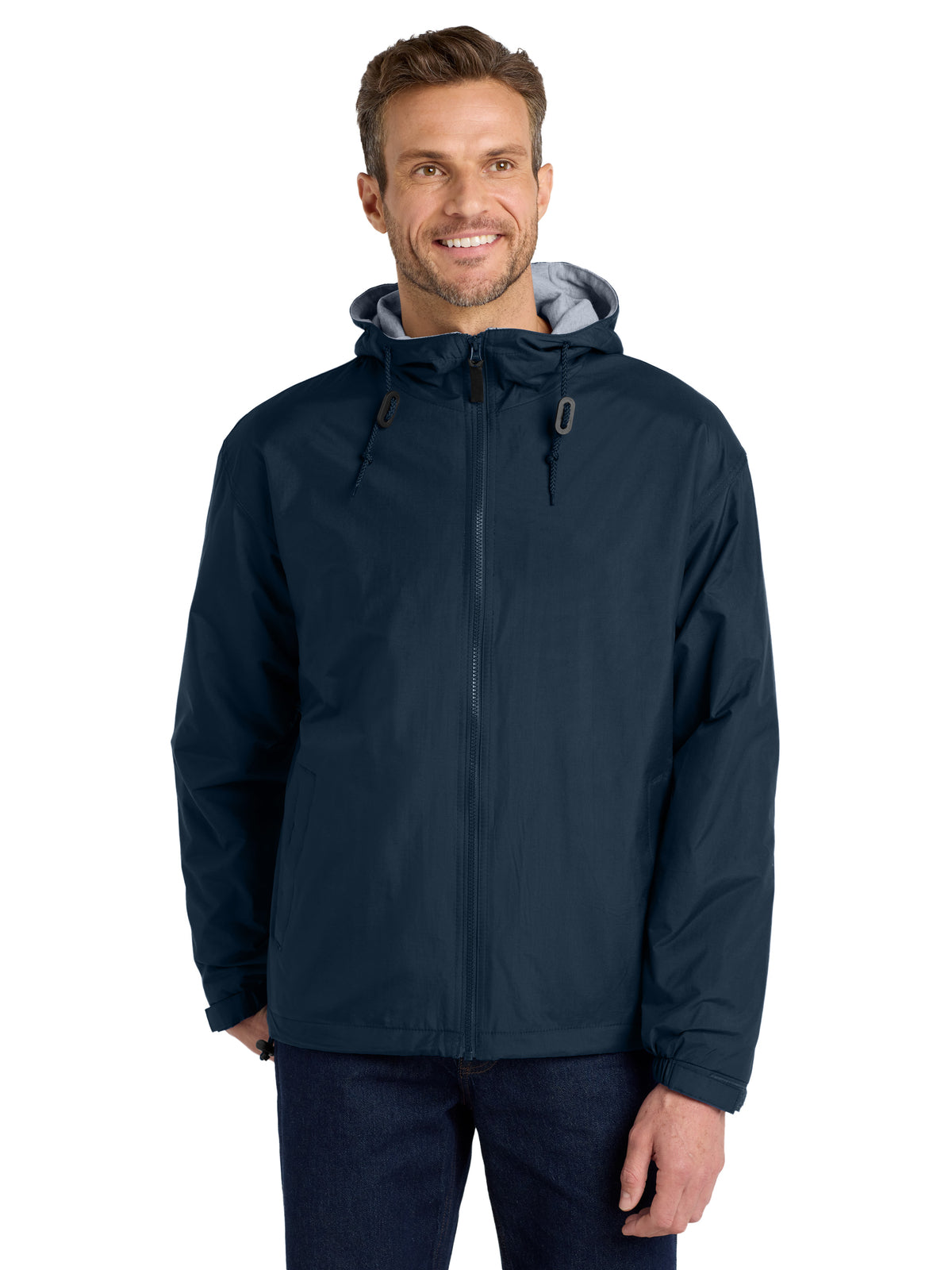 Men's Team Jacket - JP56 - Bright Navy/Light Oxford