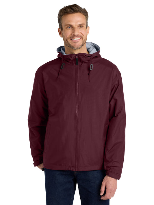 Men's Team Jacket - JP56 - Maroon/Light Oxford