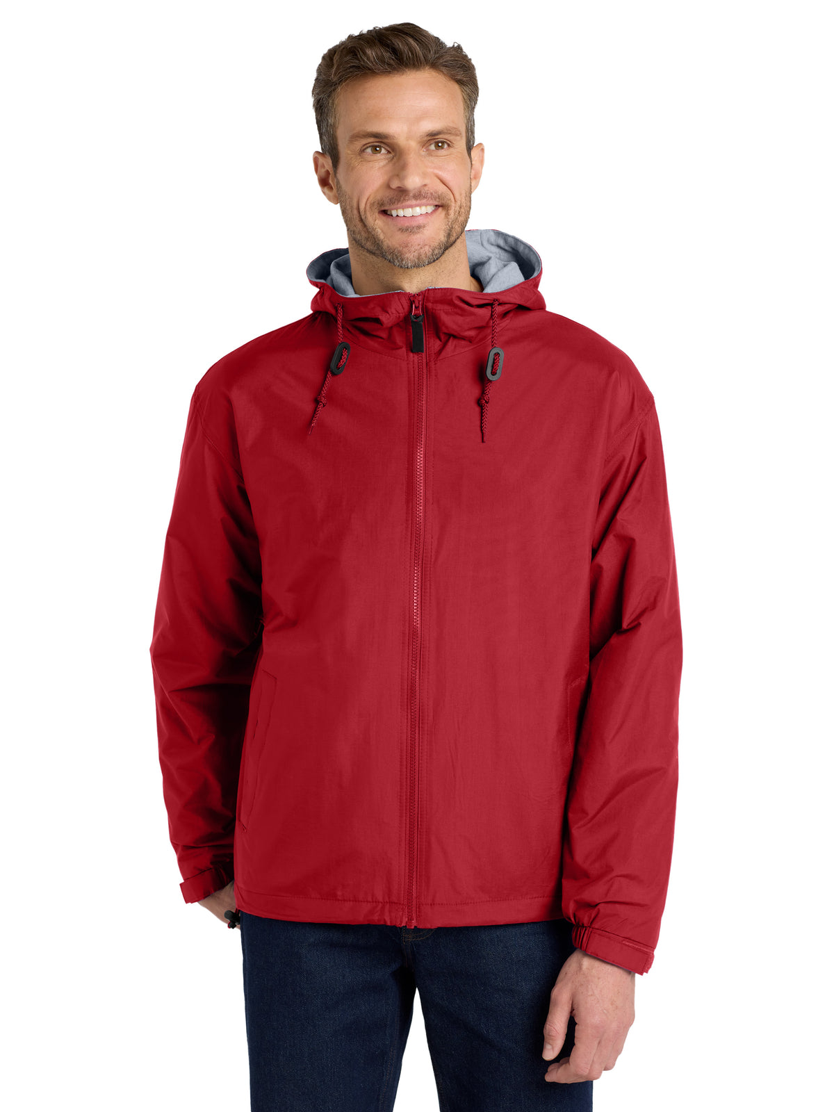 Men's Team Jacket - JP56 - Red/Light Oxford