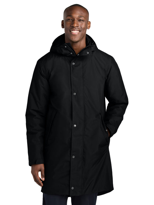 Men's Waterproof Insulated Sideline Parka Jacket - JST55 - Black