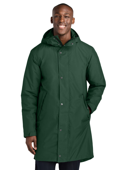 Men's Waterproof Insulated Sideline Parka Jacket - JST55 - Forest Green