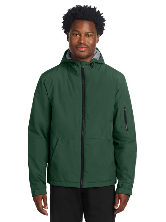 Men's Waterproof Insulated Jacket - JST56 - Forest Green