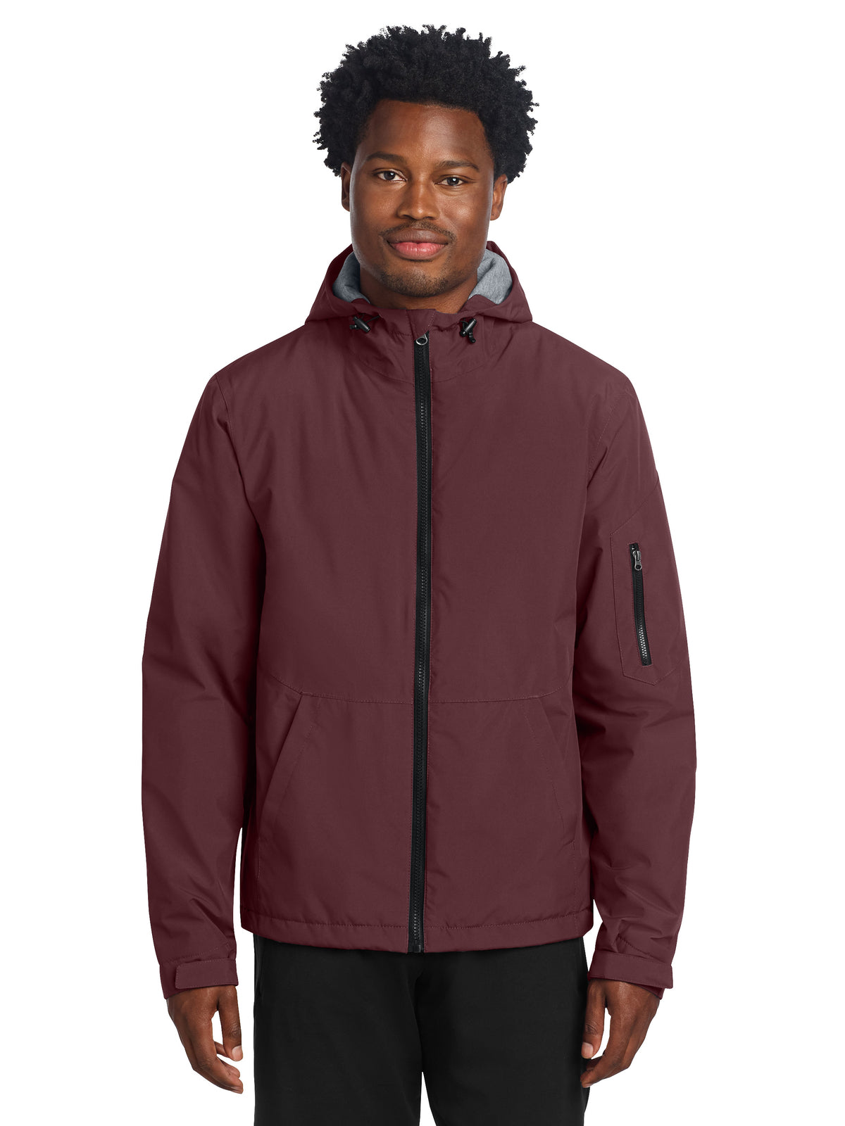 Men's Waterproof Insulated Jacket - JST56 - Maroon