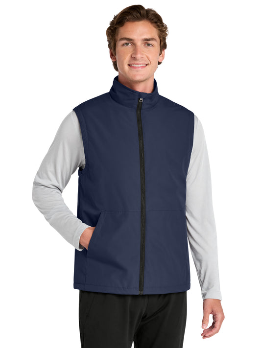 Men's Water-Resistant Insulated Vest - JST57 - True Navy