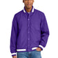 Men's Insulated Varsity Jacket - JST58 - Purple