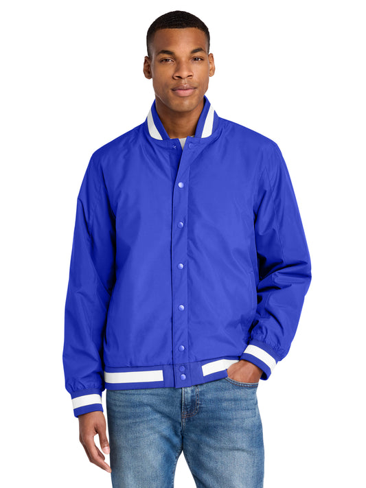 Men's Insulated Varsity Jacket - JST58 - True Royal
