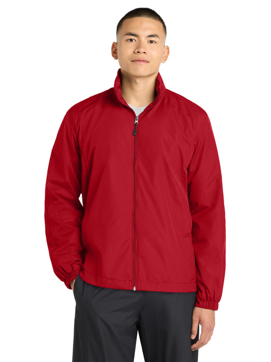 Men's Full-Zip Wind Jacket - JST70 - True Red