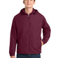 Men's Hooded Raglan Jacket - JST73 - Maroon
