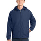 Men's Hooded Raglan Jacket - JST73 - True Navy