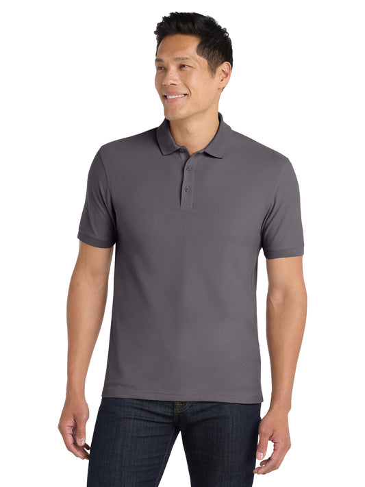 Men's Classic Pique Polo Shirt - K100 - Graphite
