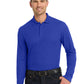 Men's Long Sleeve Core Classic Pique Polo - K100LS - True Royal