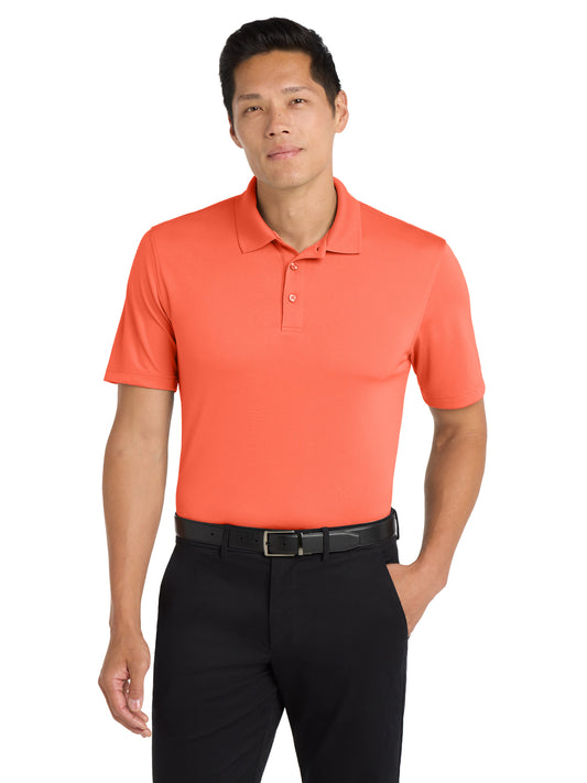 Men's Pocketless Micro-Mesh Polo - K110 - Coral Splash