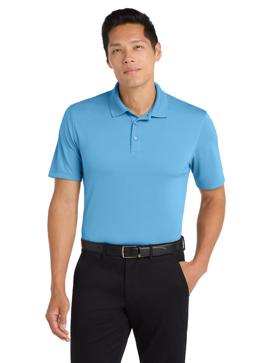 Men's Pocketless Micro-Mesh Polo - K110 - Carolina Blue