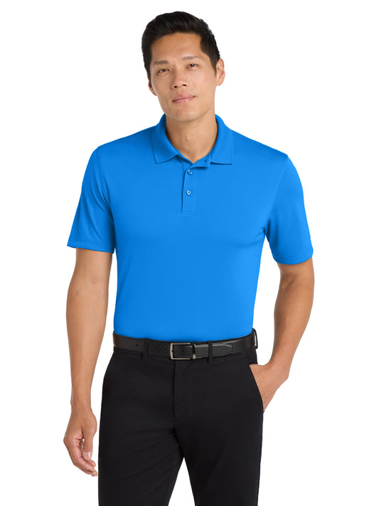 Men's Pocketless Micro-Mesh Polo - K110 - Coastal Blue