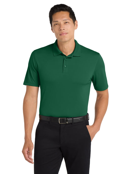 Men's Pocketless Micro-Mesh Polo - K110 - Deep Forest Green