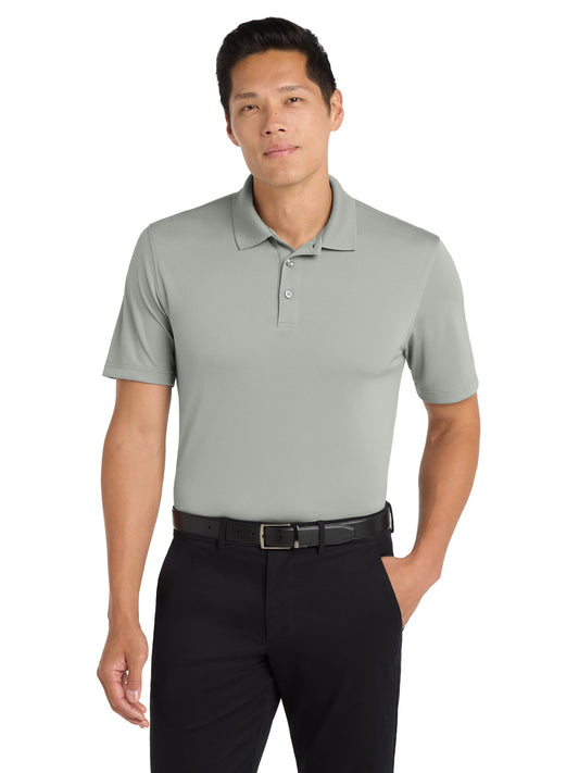 Men's Pocketless Micro-Mesh Polo - K110 - Gusty Grey