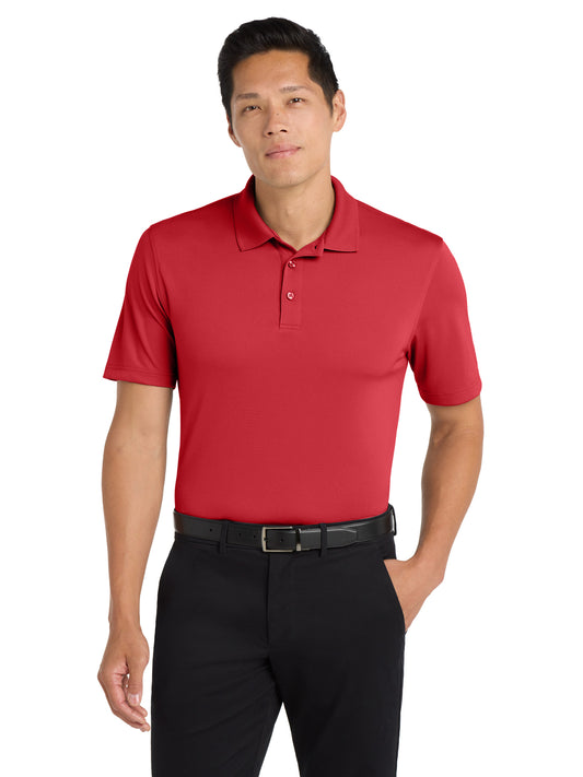 Men's Pocketless Micro-Mesh Polo - K110 - Rich Red