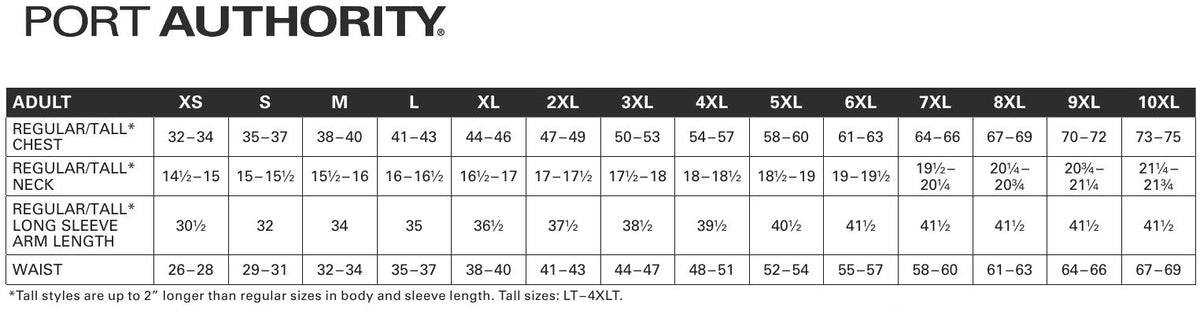 SIZECHART