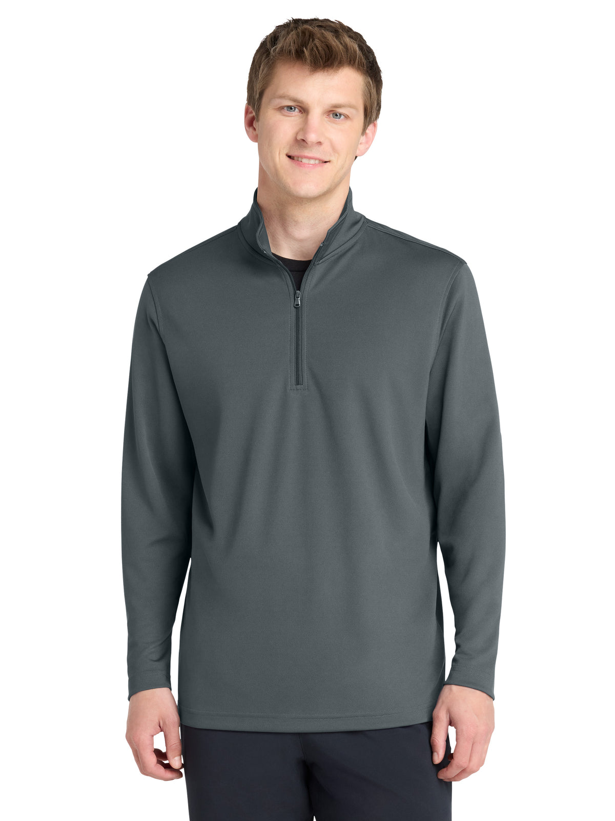 Men's Pocketless UV Micro-Mesh 1/4-Zip Sweatshirt - K112 - Graphite