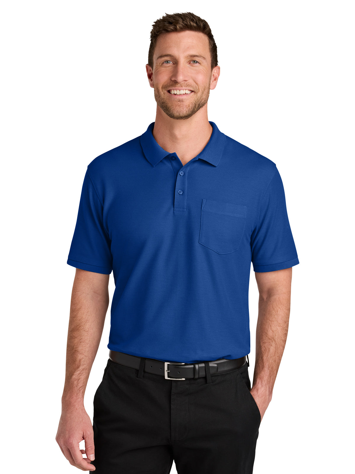 Men's 1-Pocket Wearever Signature Polo - K200P - True Royal