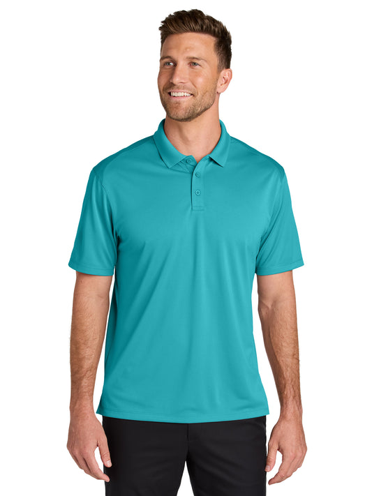 Men's Pocketless Moisture Wicking Polo - K240 - Aquamarine
